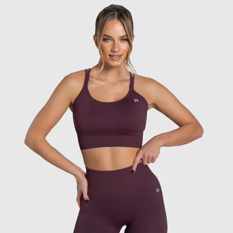 Colanți damă Iron Aesthetics Ultimate, plum-7