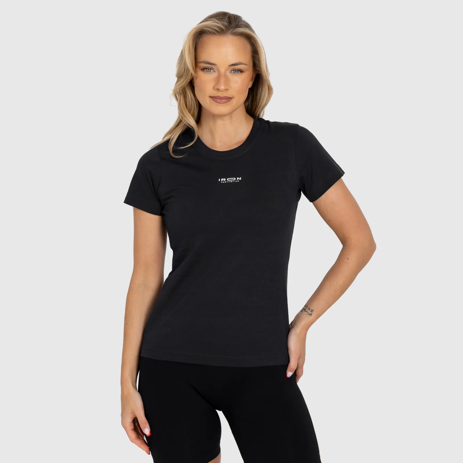 Tricou damă Iron Aesthetics Basic, negru-1