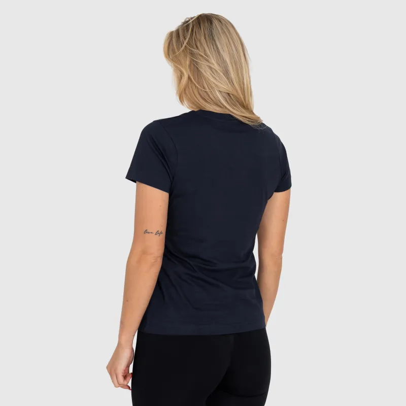 Tricou damă Iron Aesthetics Basic, navy-4
