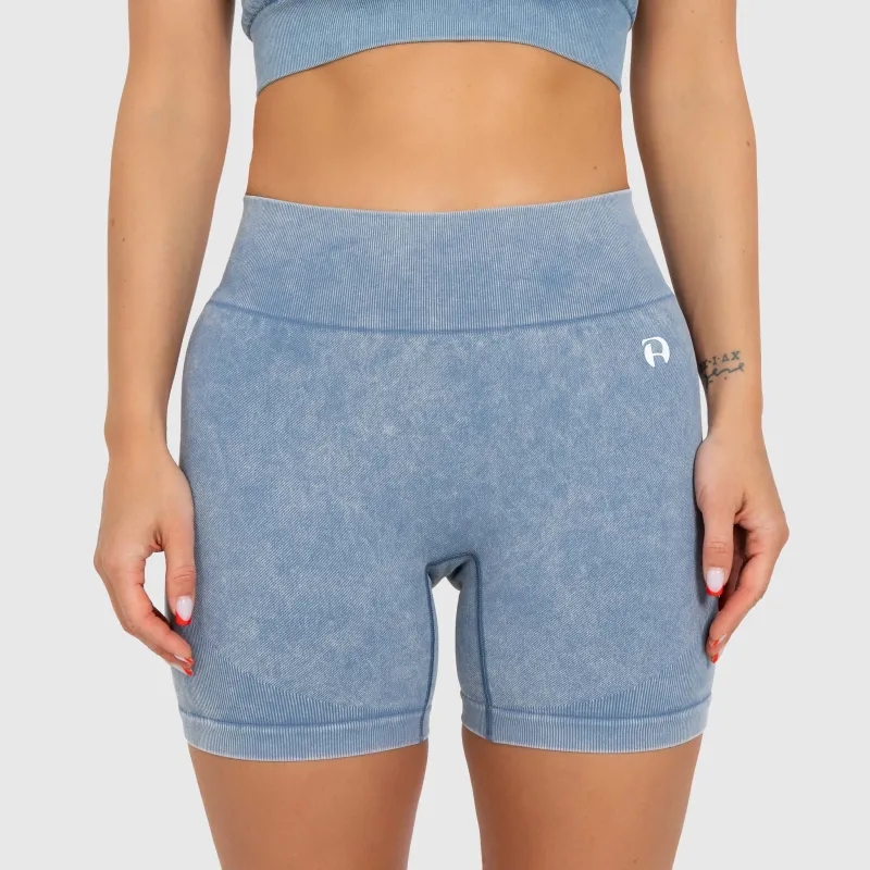Pantaloni scurți de damă Iron Aesthetics Faded, washed blue-4