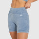 Pantaloni scurți de damă Iron Aesthetics Faded, washed blue