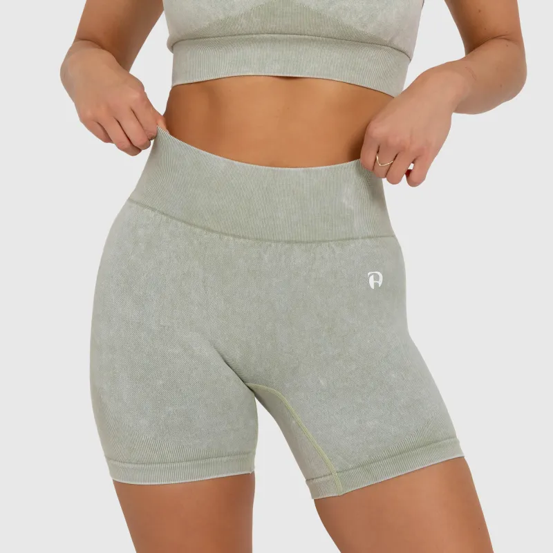 Pantaloni scurți de damă Iron Aesthetics Faded, washed green-2