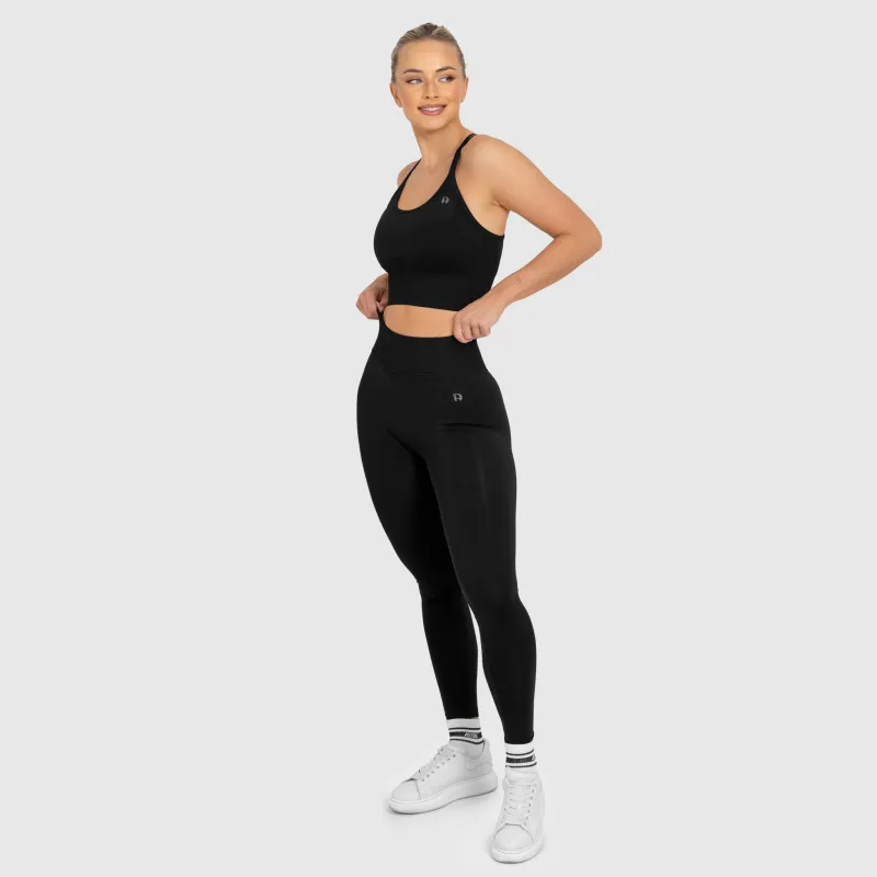 Bustiera sport damă Iron Aesthetics Ultimate, neagră-6
