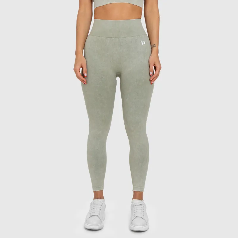 Colanți pentru damă Iron Aesthetics Faded, washed green-7