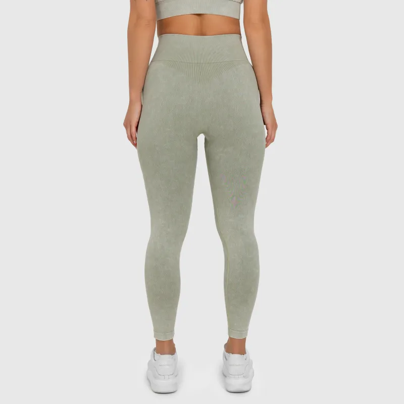 Colanți pentru damă Iron Aesthetics Faded, washed green-6
