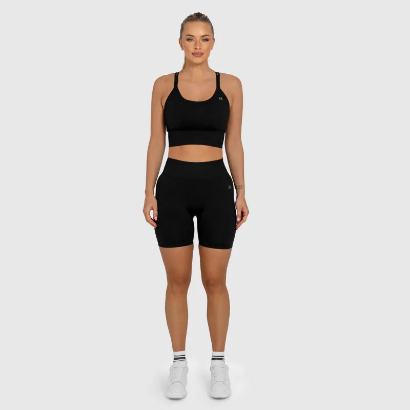 Pantaloni scurți de damă sport Iron Aesthetics Ultimate, negri-7