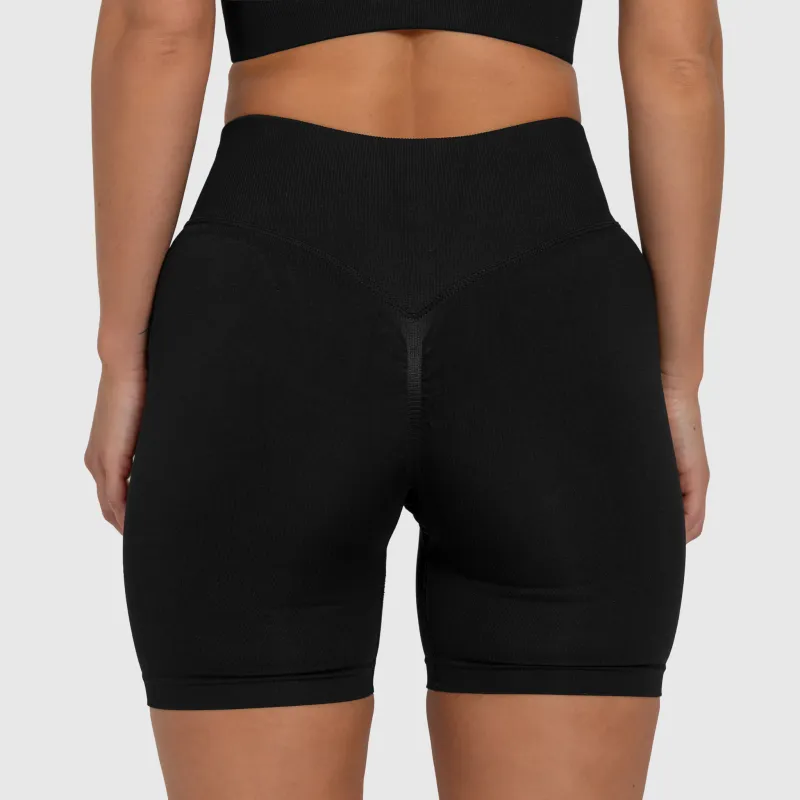 Pantaloni scurți de damă sport Iron Aesthetics Ultimate, negri-5