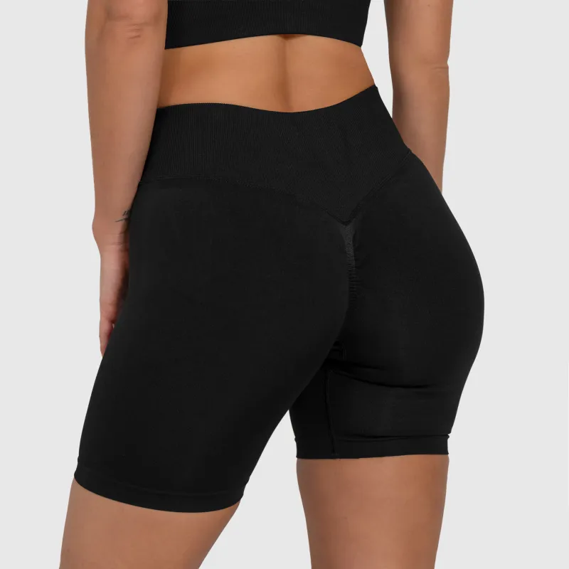 Pantaloni scurți de damă sport Iron Aesthetics Ultimate, negri-4