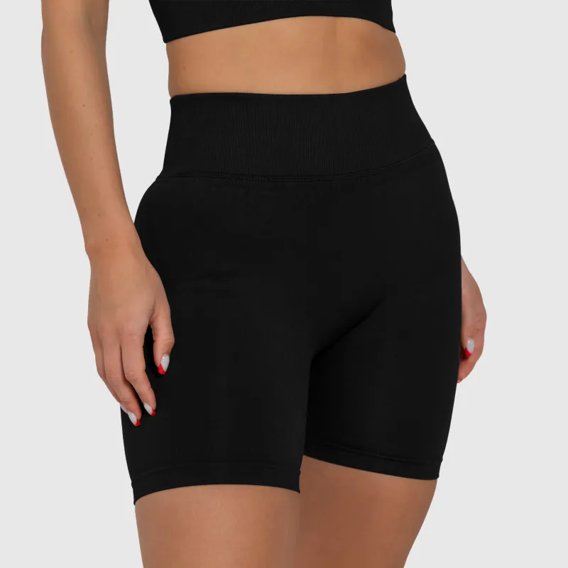 Pantaloni scurți de damă sport Iron Aesthetics Ultimate, negri-2