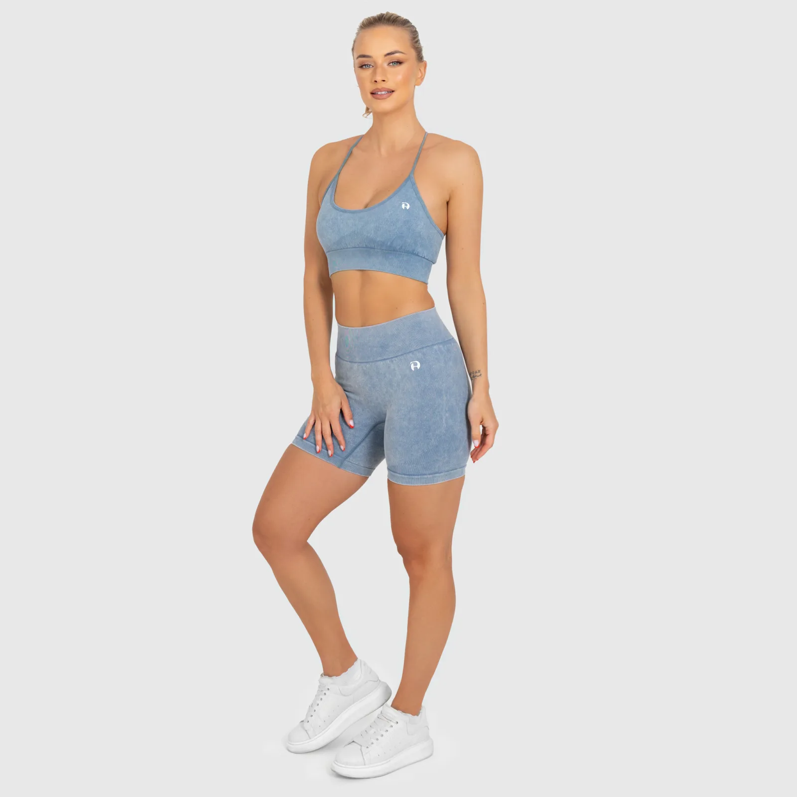 Set Fitness Iron Aesthetics Faded v2, washed blue-1