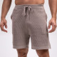 Pantaloni scurți din pâslă bărbați Iron Aesthetics Vibe, bej