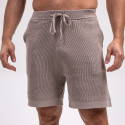 Pantaloni scurți din pâslă bărbați Iron Aesthetics Vibe, bej