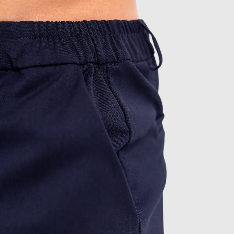 Pantaloni scurți bărbați Iron Aesthetics Chino Flex, navy-6