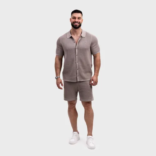 Set tricotat bărbați Vibe, bej