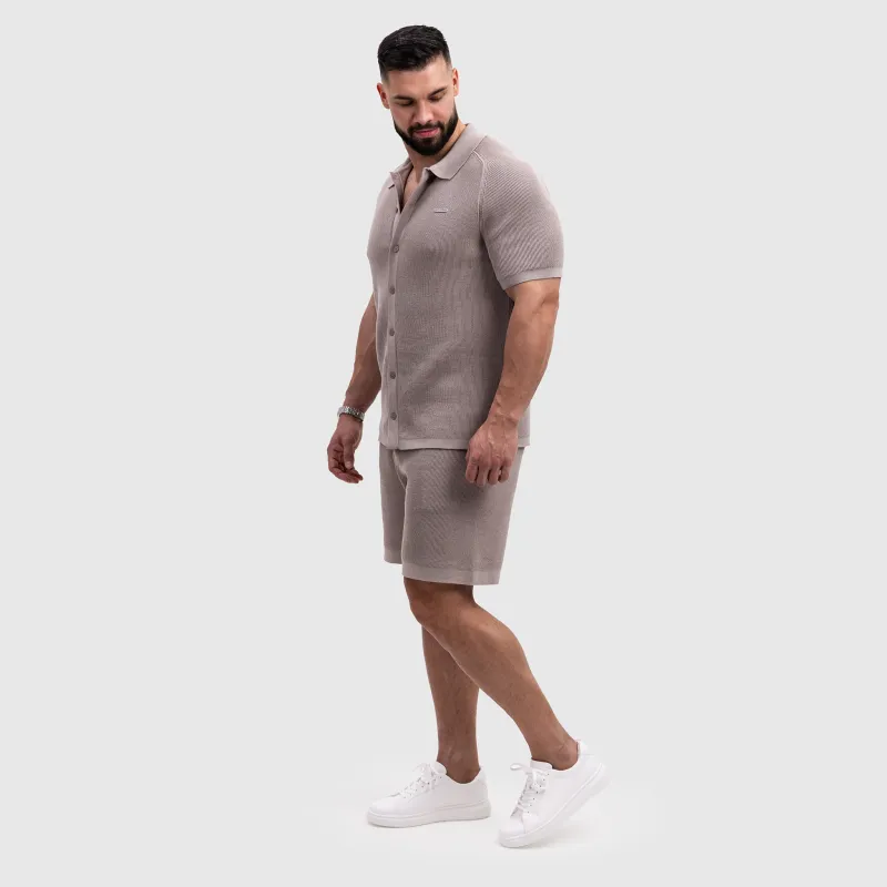 Set tricotat bărbați Iron Aesthetics Vibe, bej-15