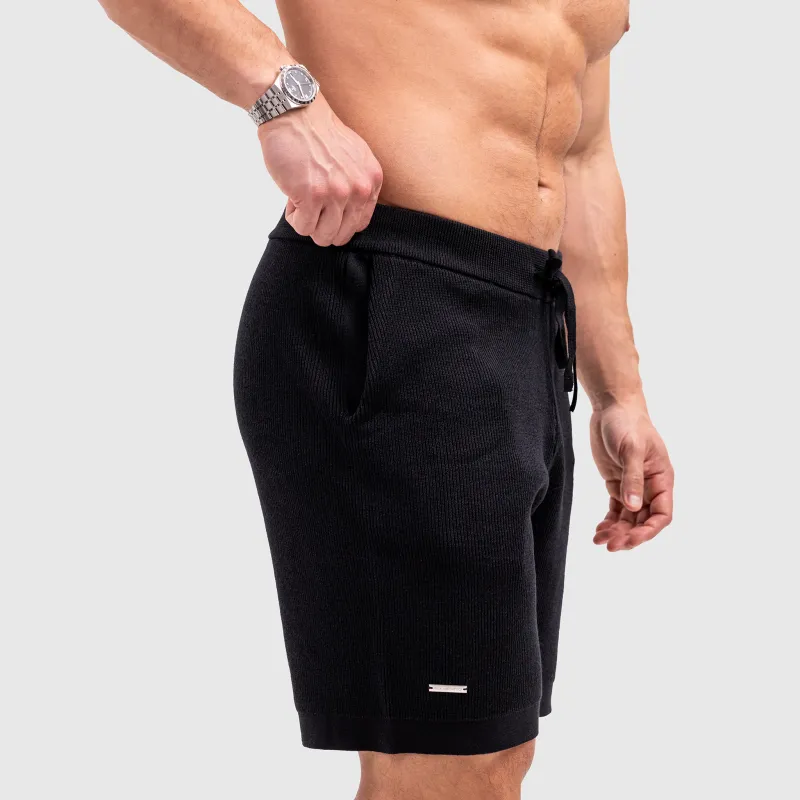 Set tricotat bărbați Iron Aesthetics Vibe, neagră-6