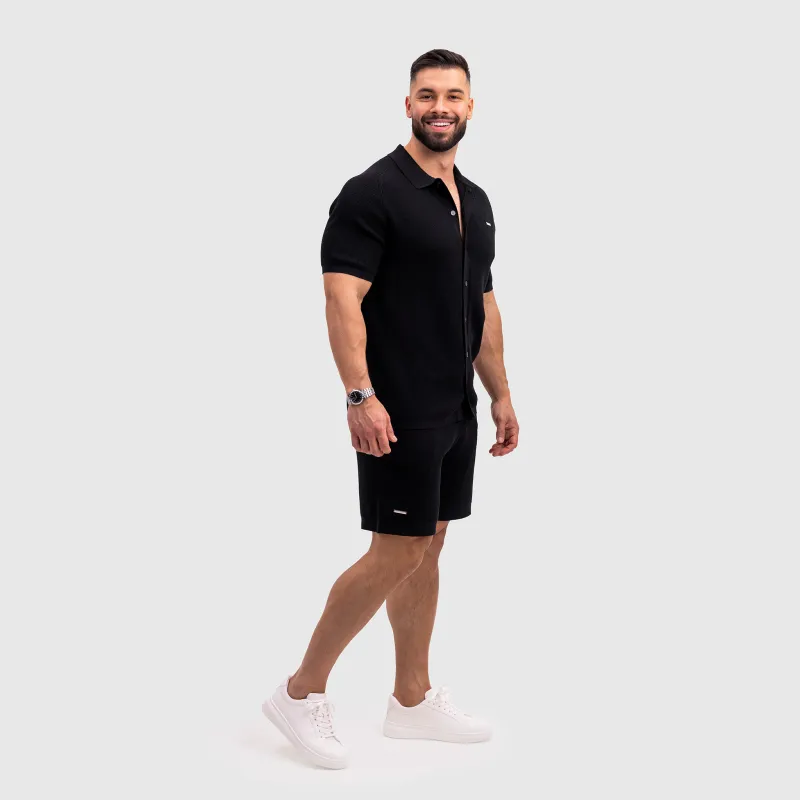 Set tricotat bărbați Iron Aesthetics Vibe, neagră-18