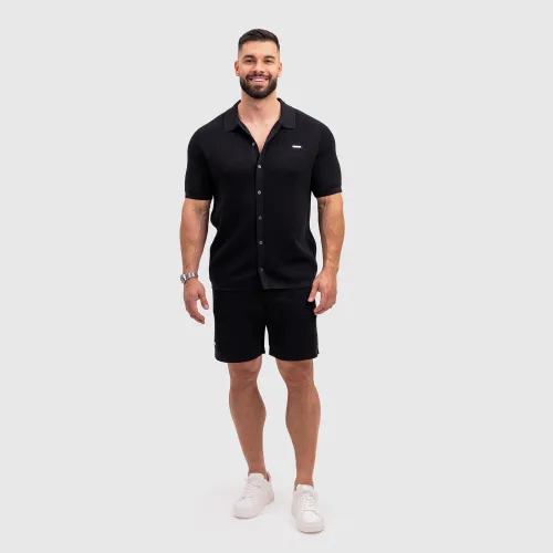 Set tricotat bărbați Iron Aesthetics Vibe, neagră