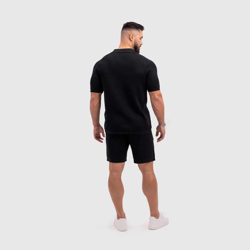 Set tricotat bărbați Iron Aesthetics Vibe, neagră-16