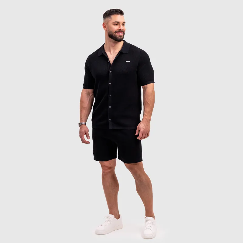 Set tricotat bărbați Iron Aesthetics Vibe, neagră-17
