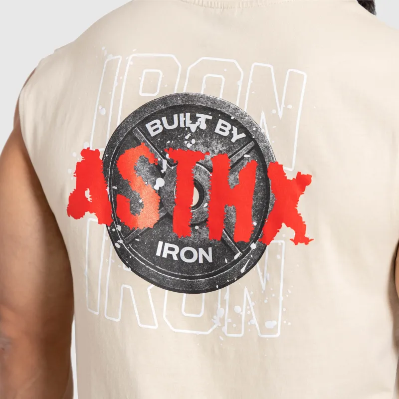 Maiou bărbați Iron Aesthetics Built by Iron, bej-8
