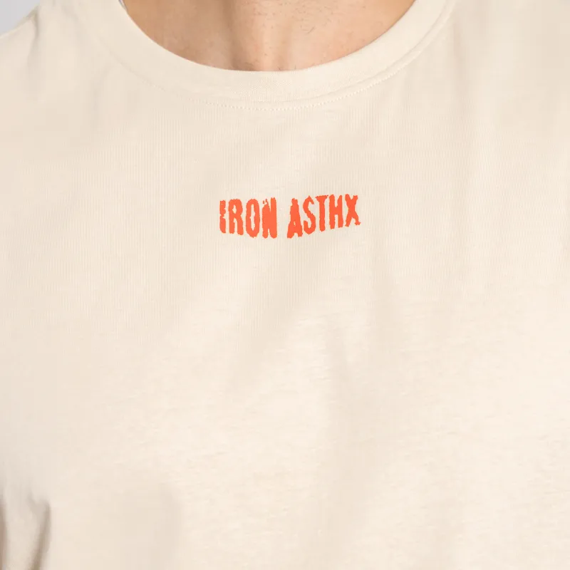 Maiou bărbați Iron Aesthetics Built by Iron, bej-7