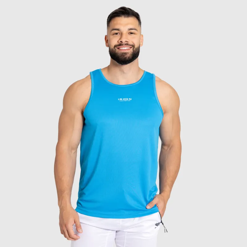 Maiou sport bărbați Iron Aesthetics Athlete, albastru-1