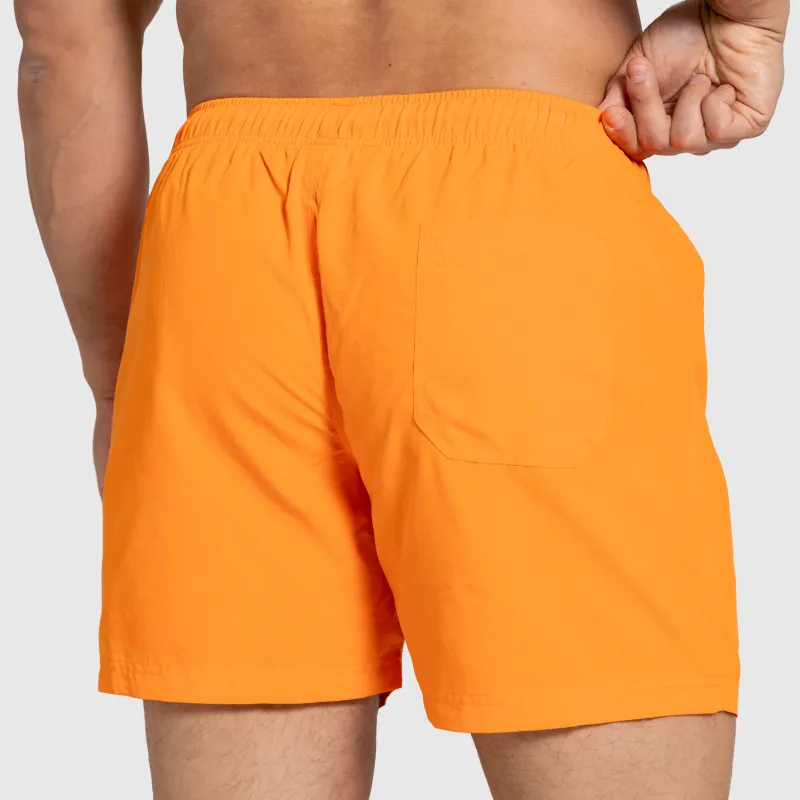 Șorturi baie bărbați Iron Aesthetics Sunshine, portocalii-6
