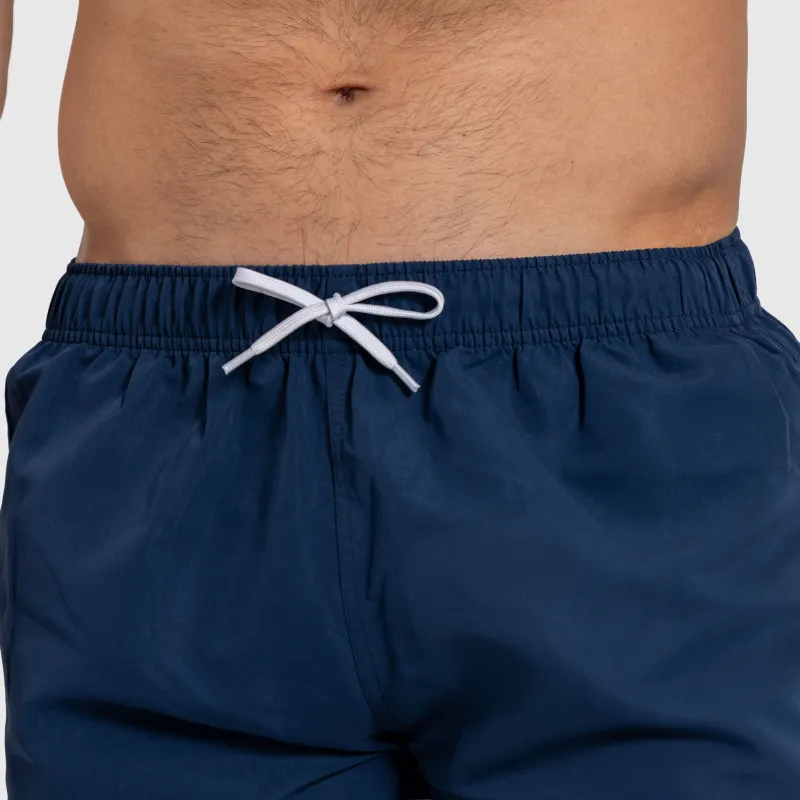 Șorturi baie bărbați Iron Aesthetics Sunshine, navy-6