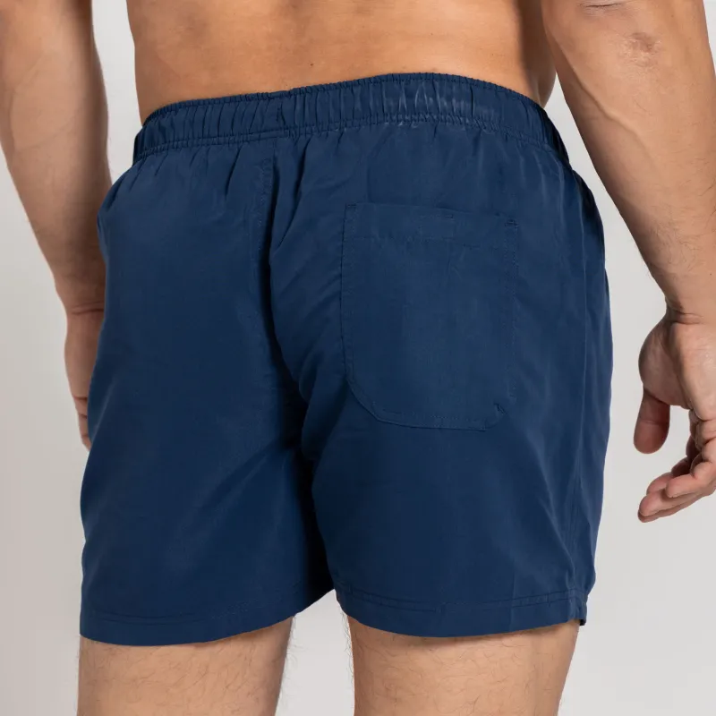 Șorturi baie bărbați Iron Aesthetics Sunshine, navy-5