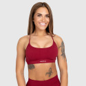 Bustieră sport Iron Aesthetics Shape, vișinie