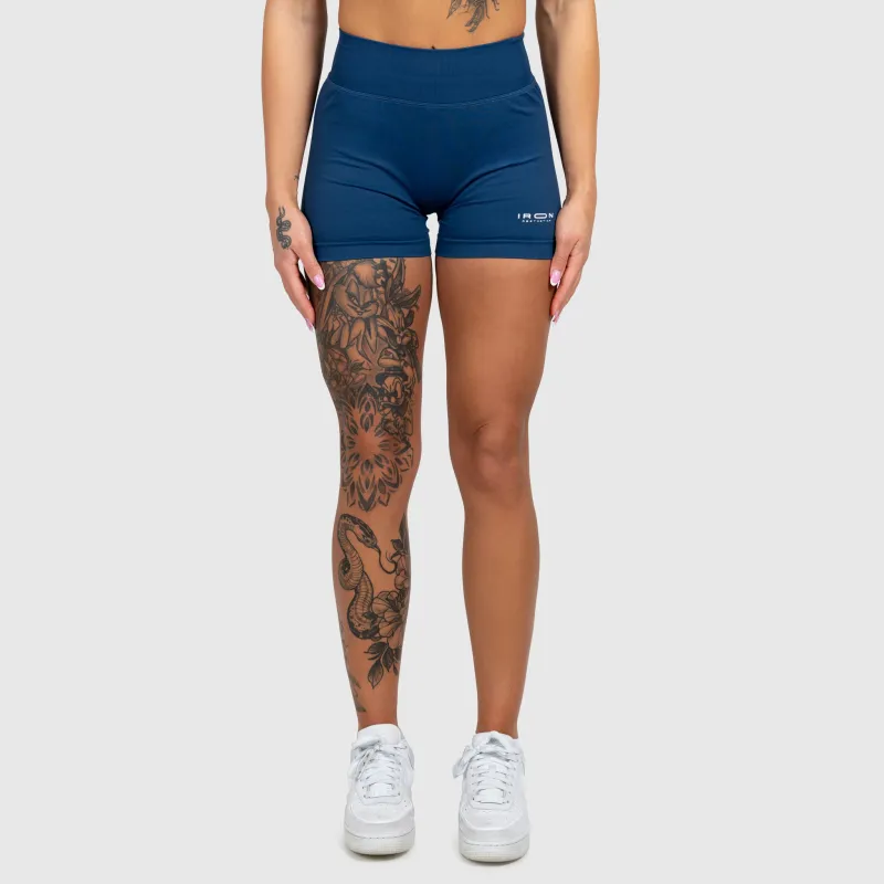 Pantaloni scurți sport Iron Aesthetics Shape, albaștri midnight-6