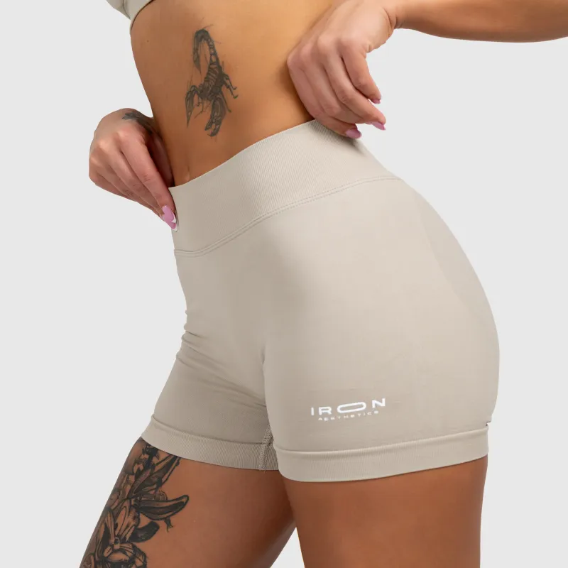 Pantaloni scurți sport Iron Aesthetics Shape, bej-3