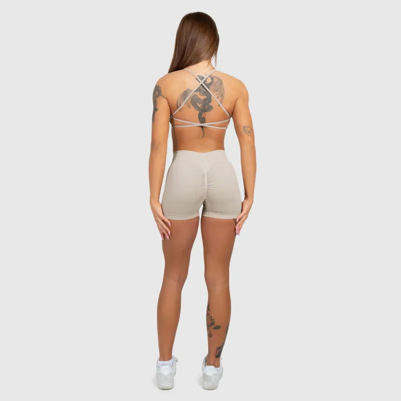 Pantaloni scurți sport Iron Aesthetics Shape, bej-10
