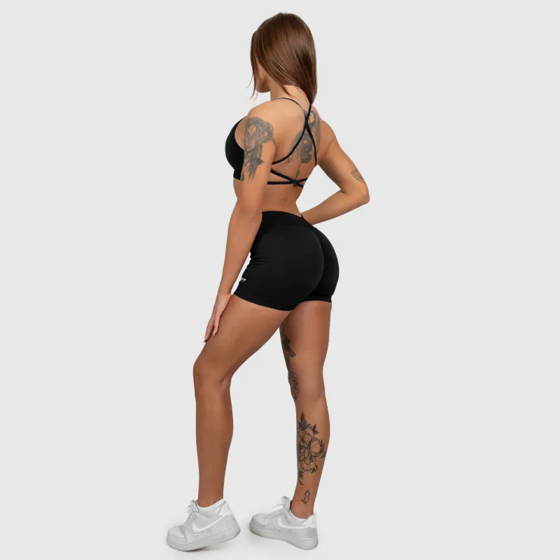 Pantaloni scurți sport Iron Aesthetics Shape, negri-9