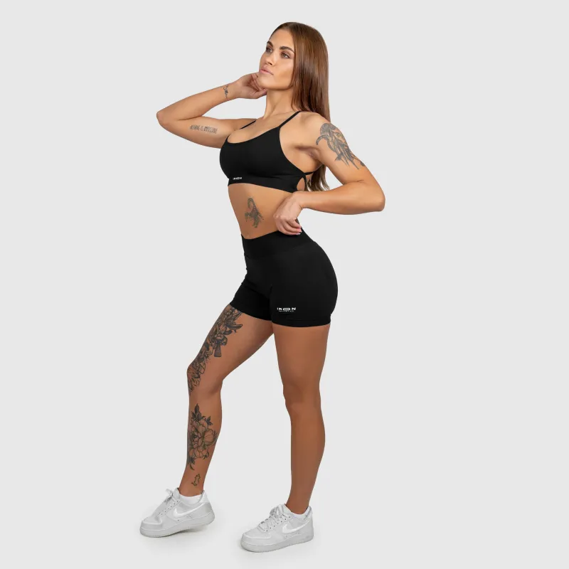 Pantaloni scurți sport Iron Aesthetics Shape, negri-12