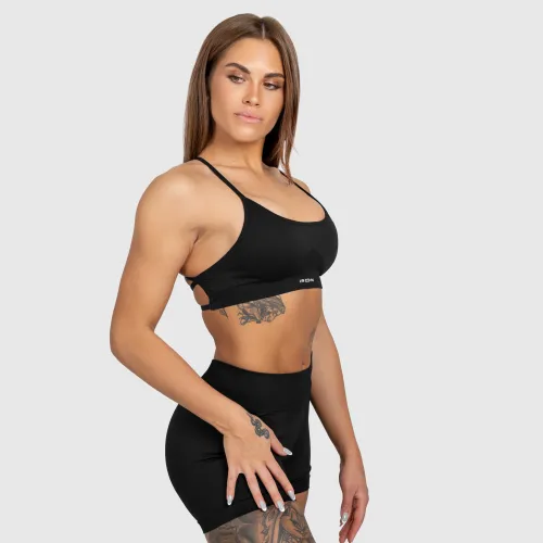 Bustiera sport Iron Aesthetics Shape, neagră