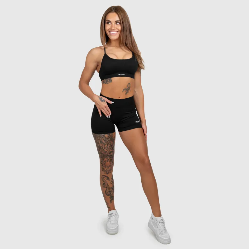 Bustiera sport Iron Aesthetics Shape, neagră-7