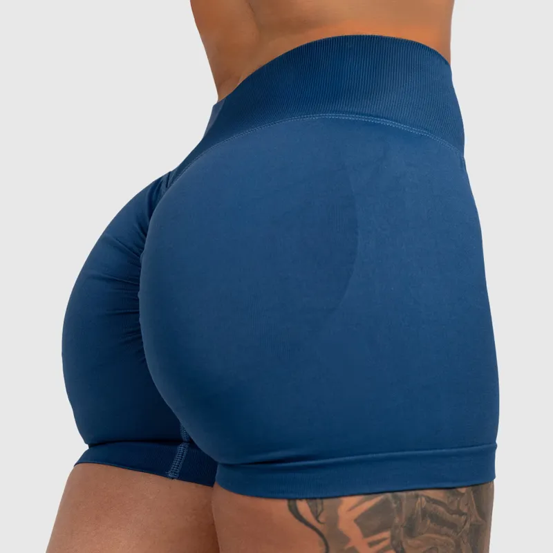 Pantaloni scurți sport Iron Aesthetics Shape, albaștri midnight-1