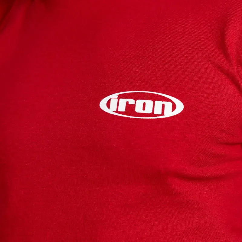 Tricou bărbați Iron Aesthetics Loop, roșu-4
