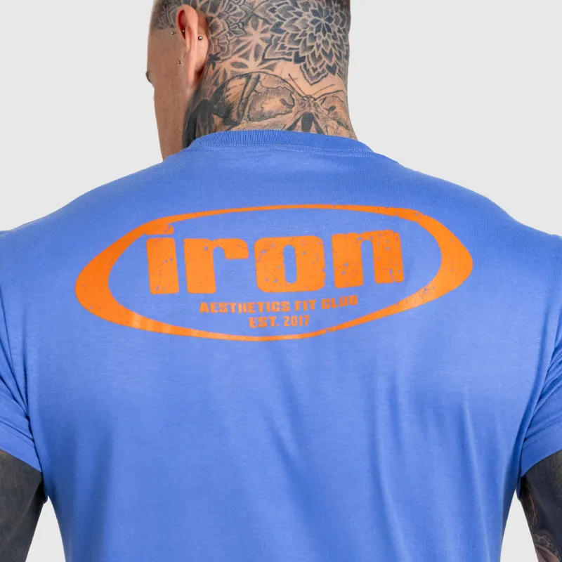 Tricou bărbați Iron Aesthetics Loop, albastru-3