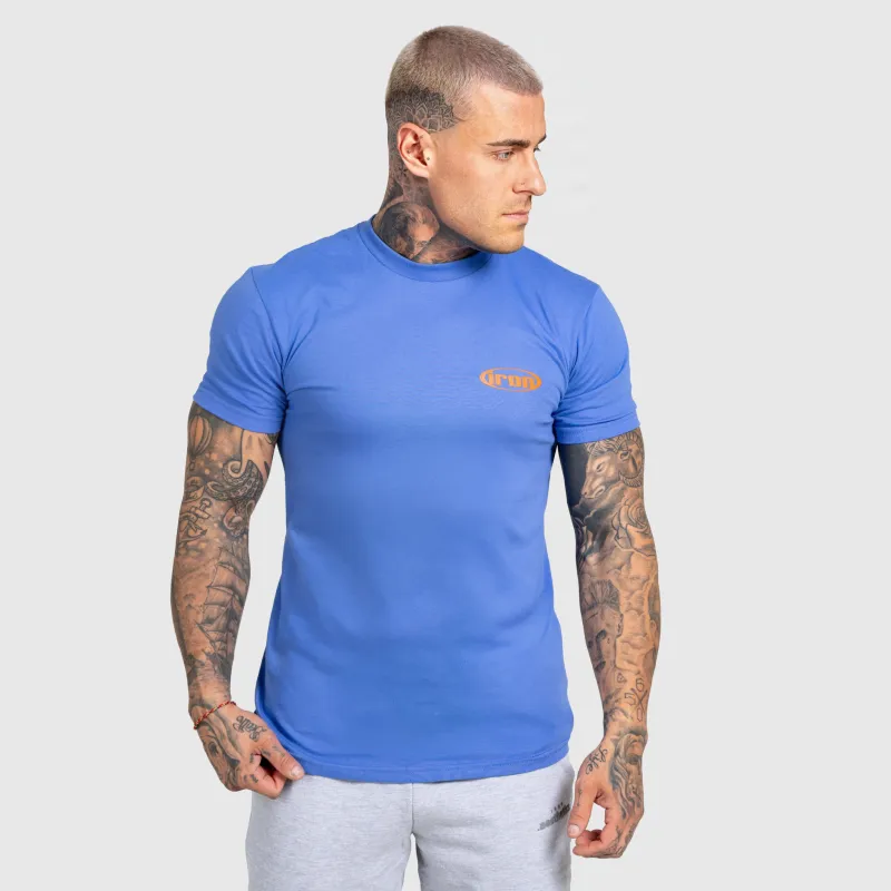 Tricou bărbați Iron Aesthetics Loop, albastru-4