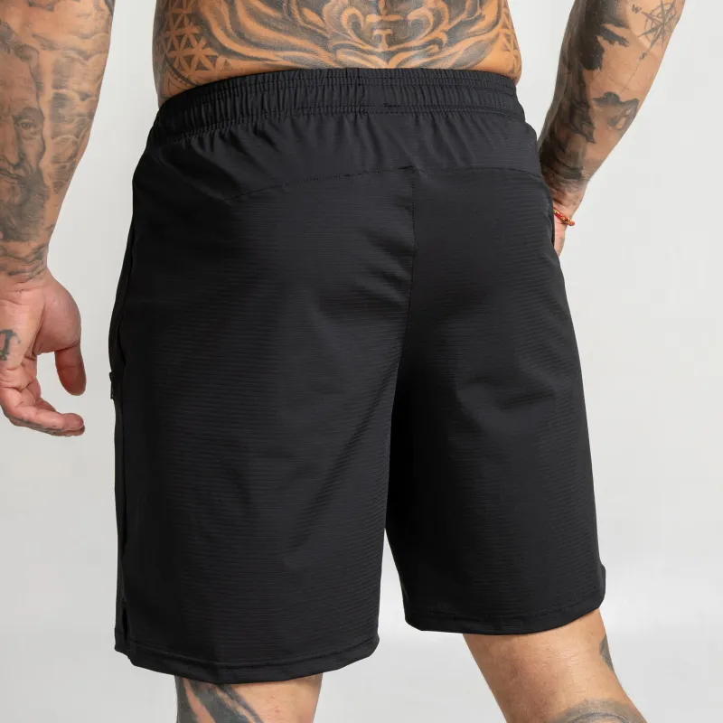 Pantaloni scurți sport bărbați Iron Aesthetics Aero, negri-5
