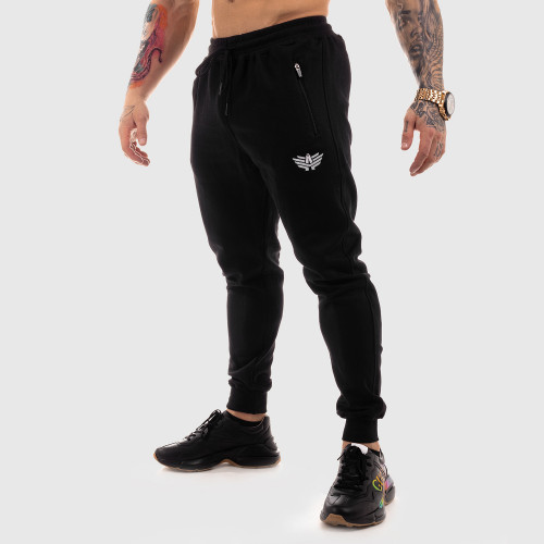 Pantaloni de trening Jogger Iron Aesthetics Round, negrii