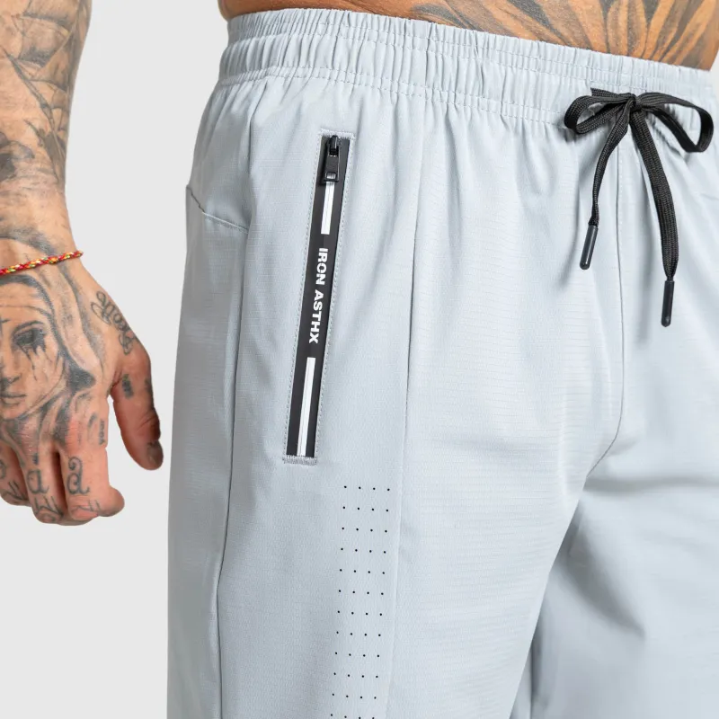 Pantaloni sport bărbați Iron Aesthetics Aero, albaștri-6