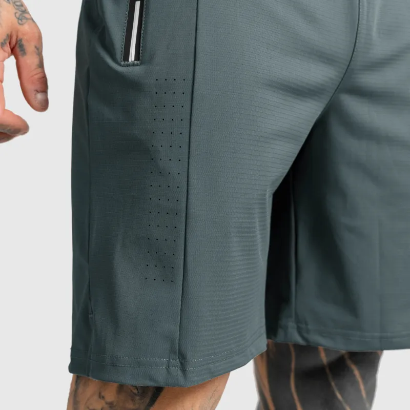 Pantaloni sport bărbați Iron Aesthetics Aero, gri-7