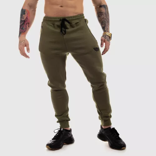 Pantaloni de trening Jogger Iron Aesthetics Round, verzi