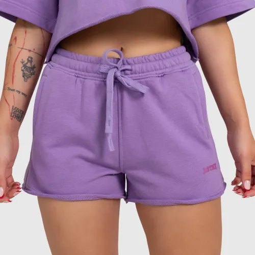 Șorturi damă Iron Aesthetics Heavy-Terry, violet