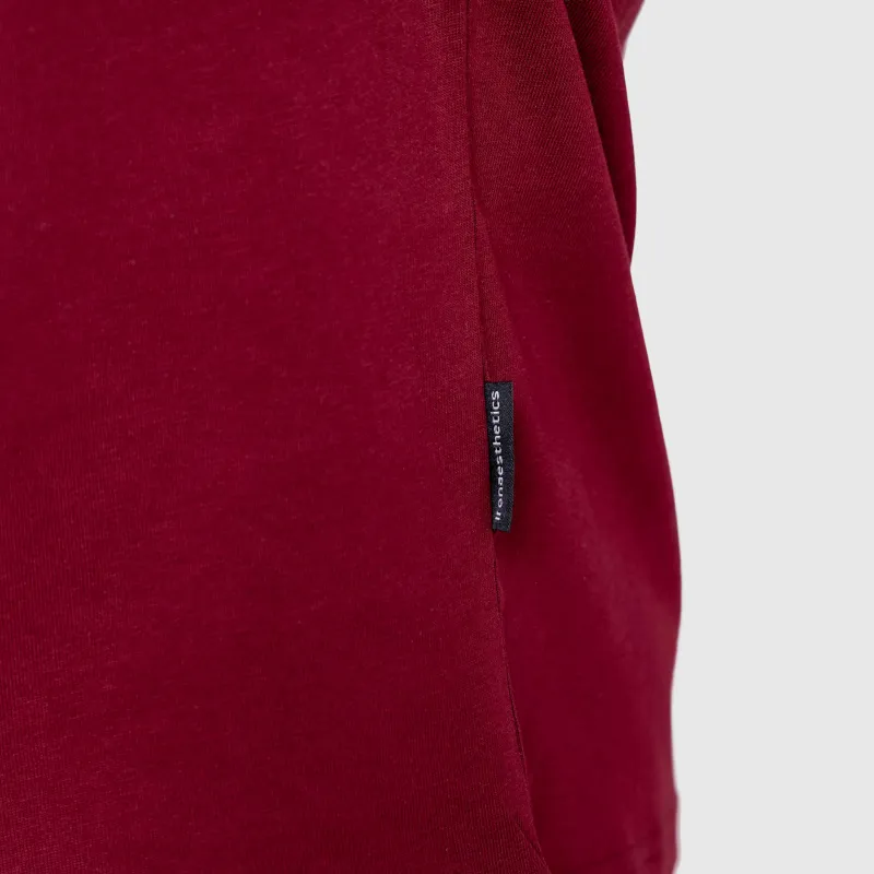 Tricou pentru bărbați Iron Aesthetics ASTHX, maroon-5