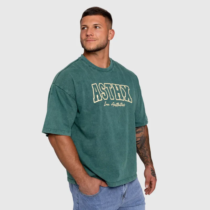 Tricou pentru bărbați Iron Aesthetics ASTHX, washed green-3
